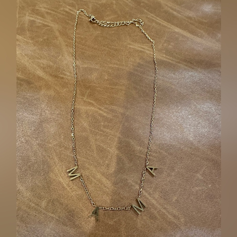 Gold “Mama” Necklace